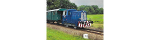 111-2022 Pohlednice, Motorová lokomotiva T 211.0503 na trati u Rokytnice v Orlických Horách, Letohradský železniční klub